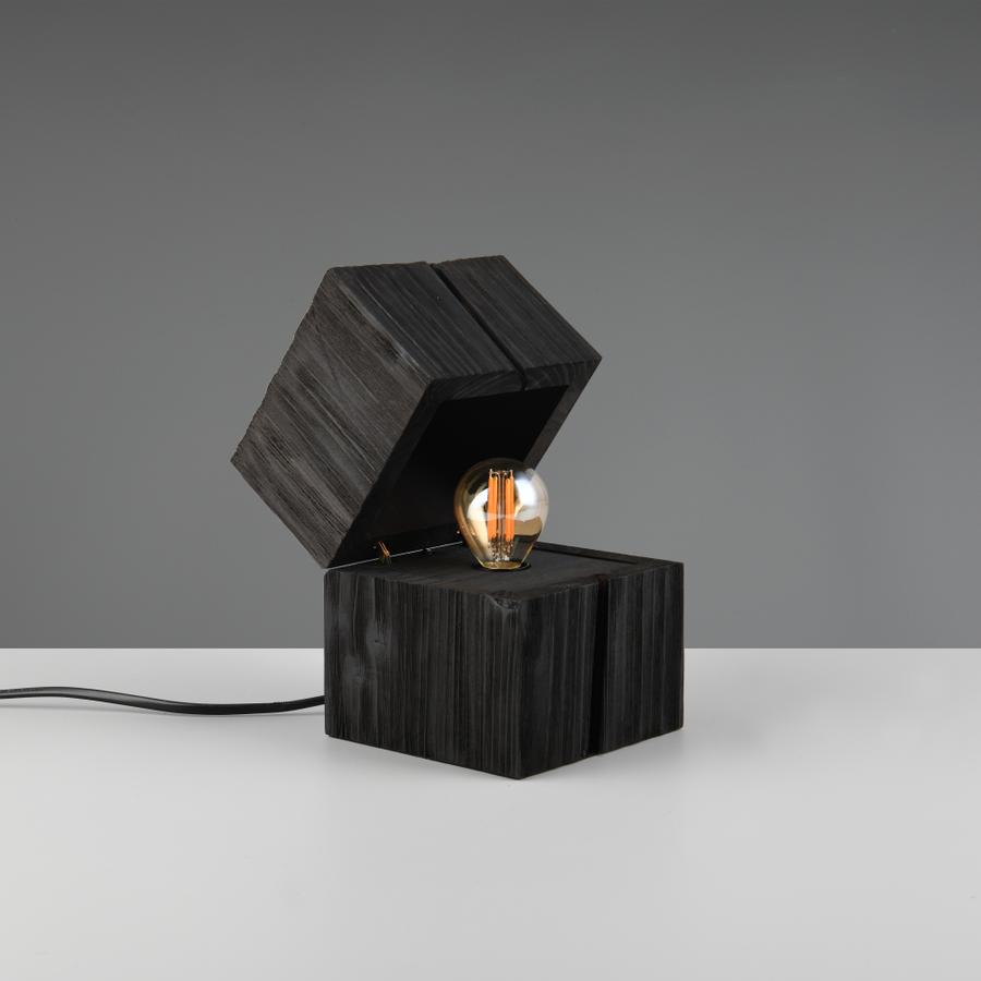 Tafellamp TREASURE Hout Zwart Tafellamp TREASURE Hout Zwart