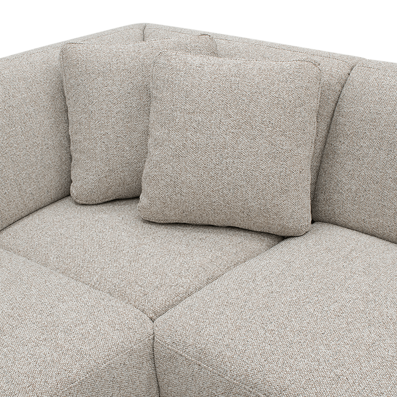 Hoeksalon QUILLO Hoek Links B390 Beige