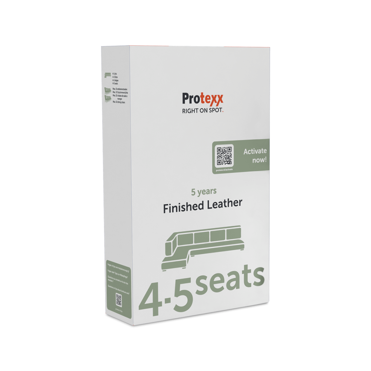 PROTEXX Leder 5jaar 4/5-zit