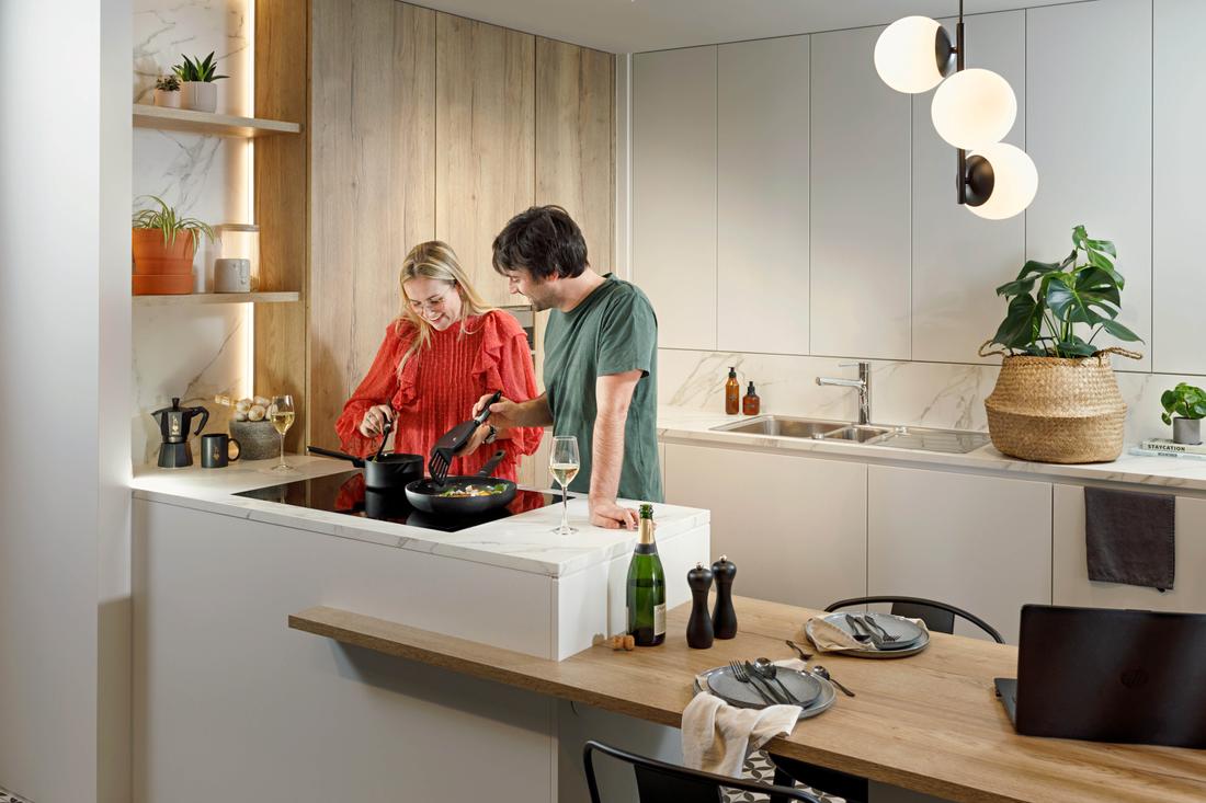 Braadpan FULL BLACK Ø28 Alu Zwart Braadpan FULL BLACK Ø28 Alu Zwart