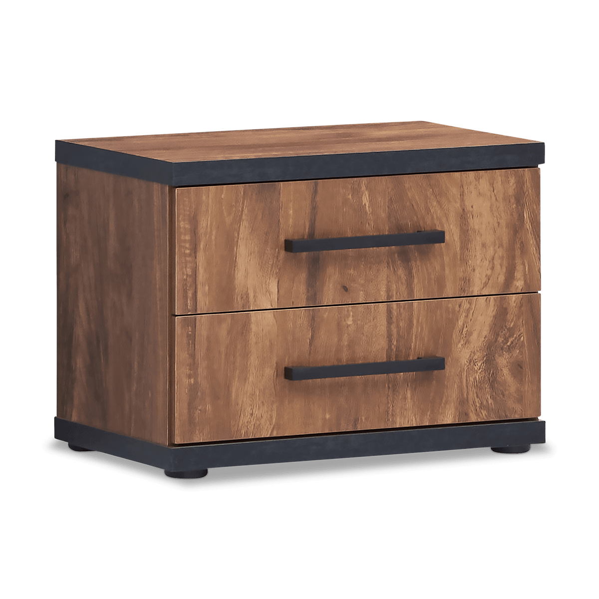 Nachttafel MATHIS Acacia/Black Concrete