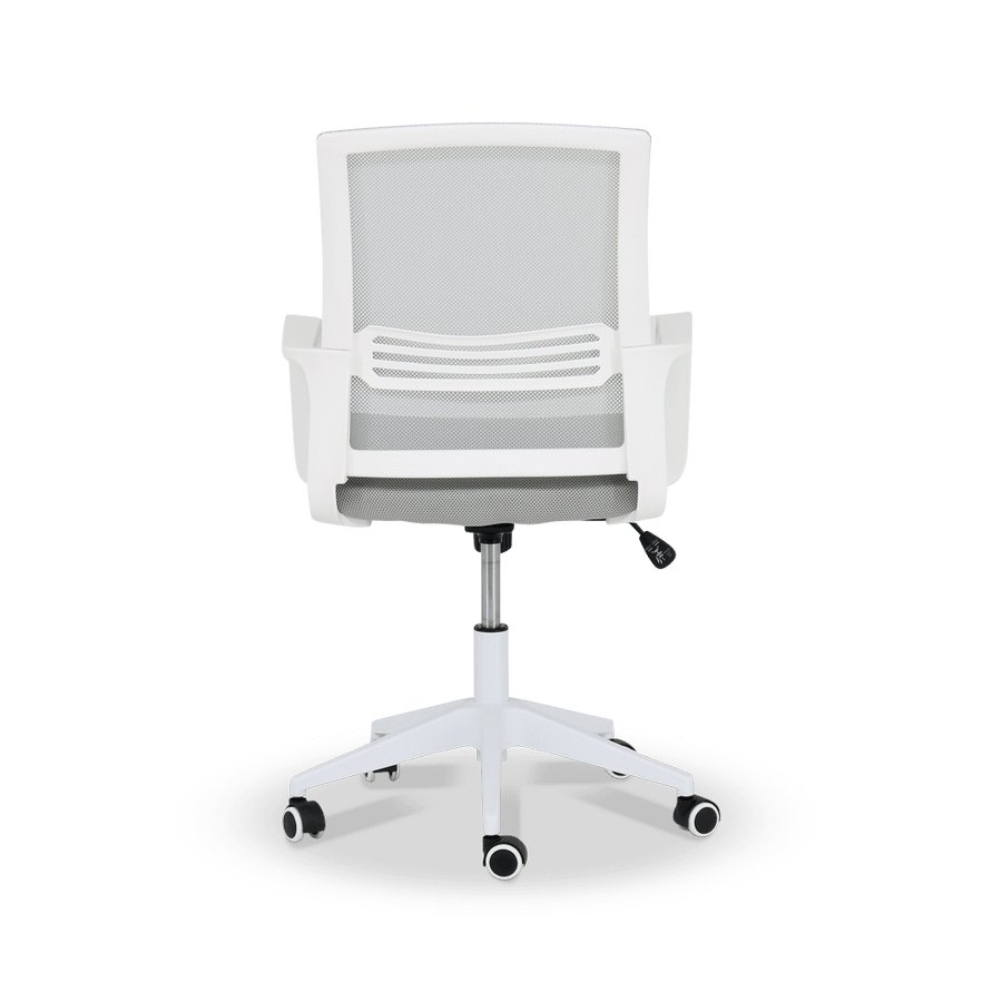 Bureaustoel TEUN Mesh Lichtgrijs/Wit Bureaustoel TEUN Mesh Lichtgrijs/Wit