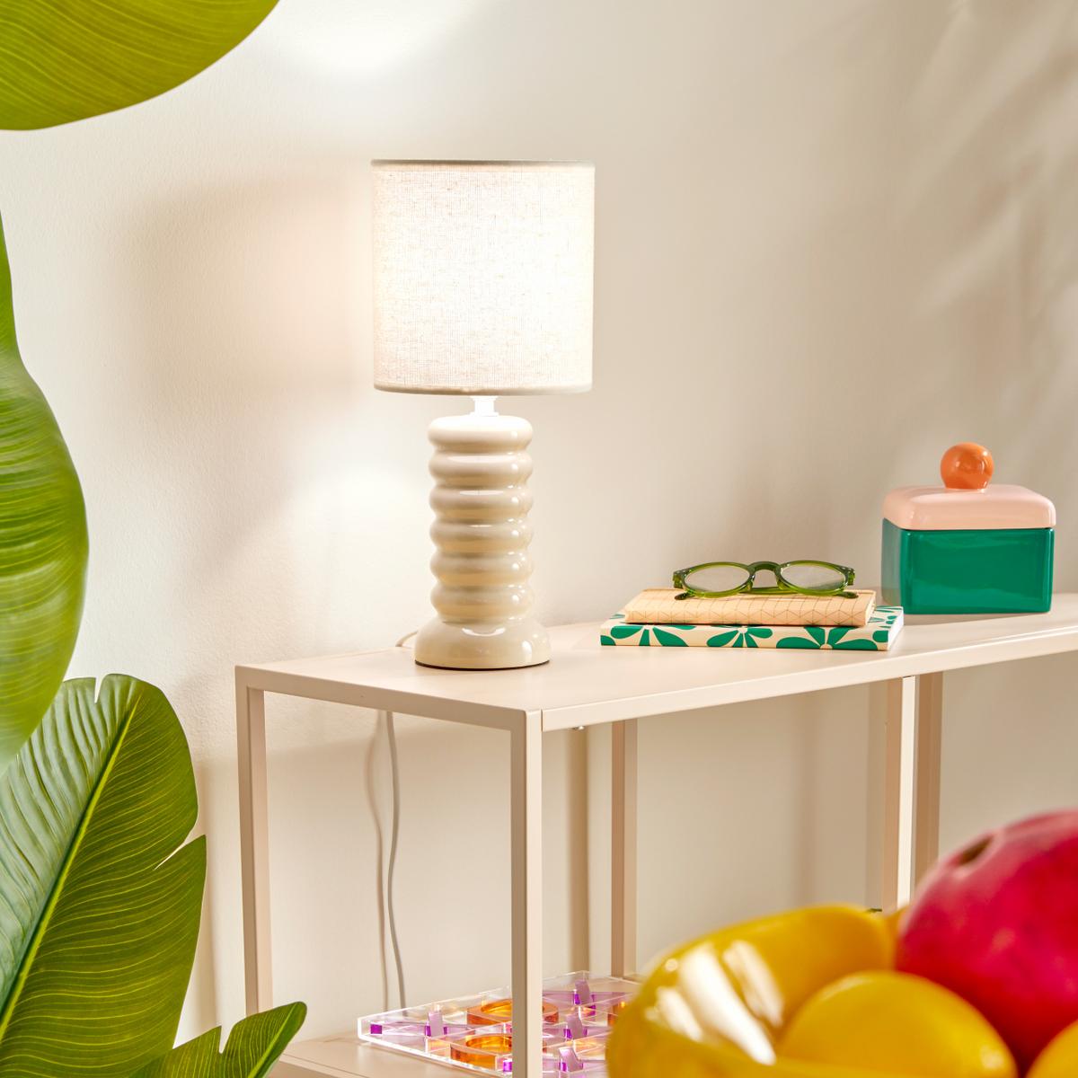 Tafellamp VANIS Keramiek Beige