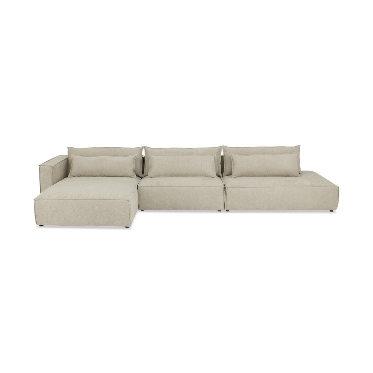 Hoeksalon GAELLE Longchair Links Retro Bliss B416