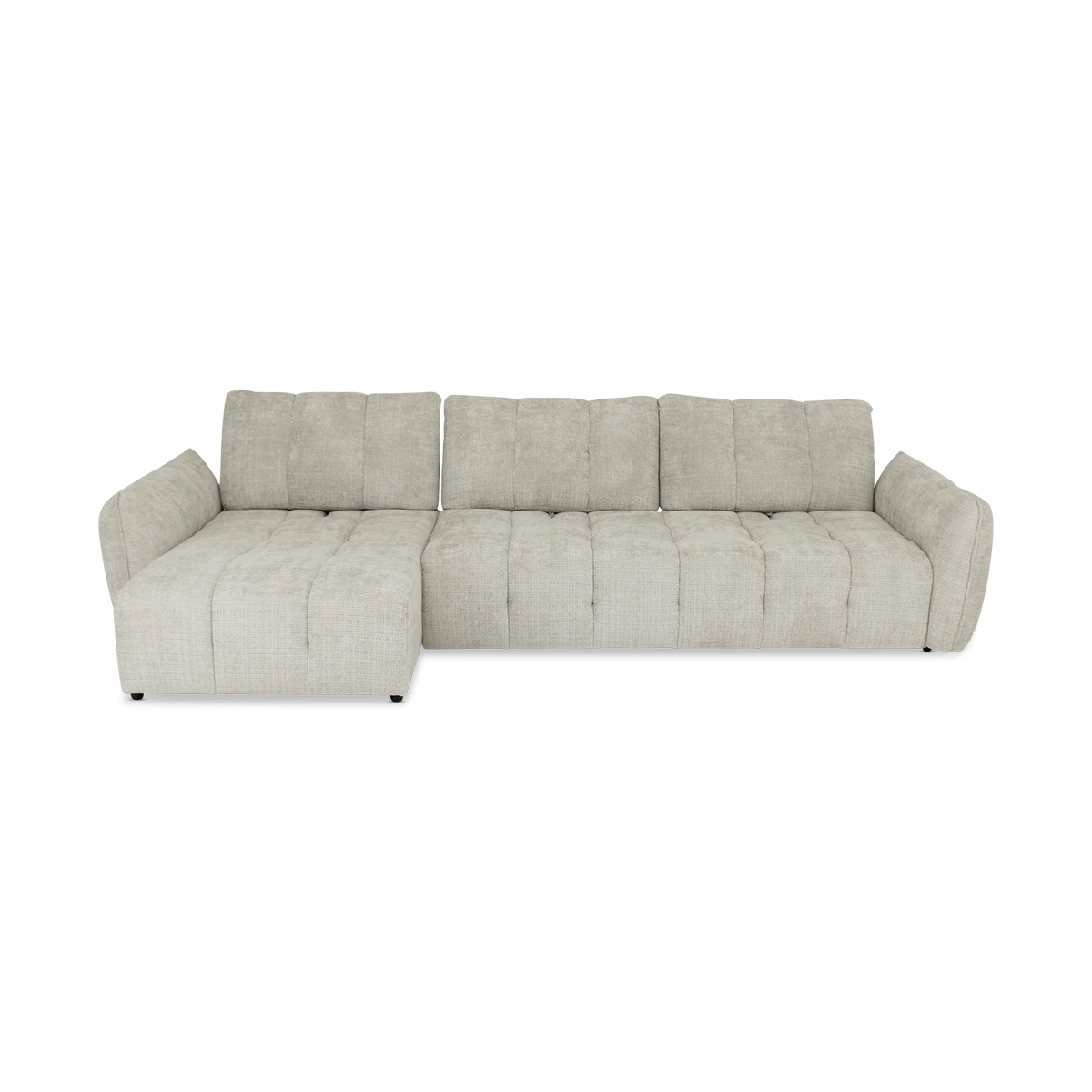 Hoeksalon CARPO Semona Greige Longchair Links B337