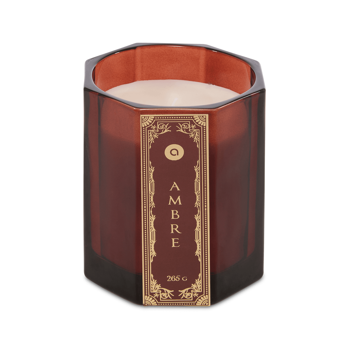 Geurkaars LUZIAN 265g Glas Amber
