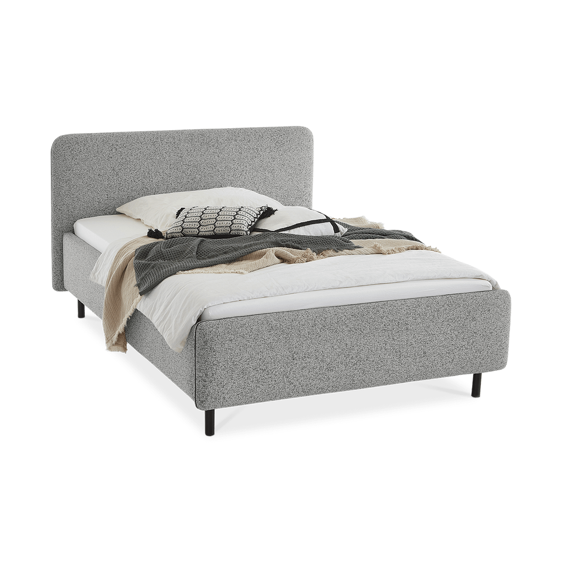 Bedkader ZEGER Lichtgrijs 140x200 Bedkader ZEGER Lichtgrijs 140x200