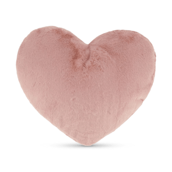 Kussen TYCHA Hart Furry Poly Roze Kussen TYCHA Hart Furry Poly Roze