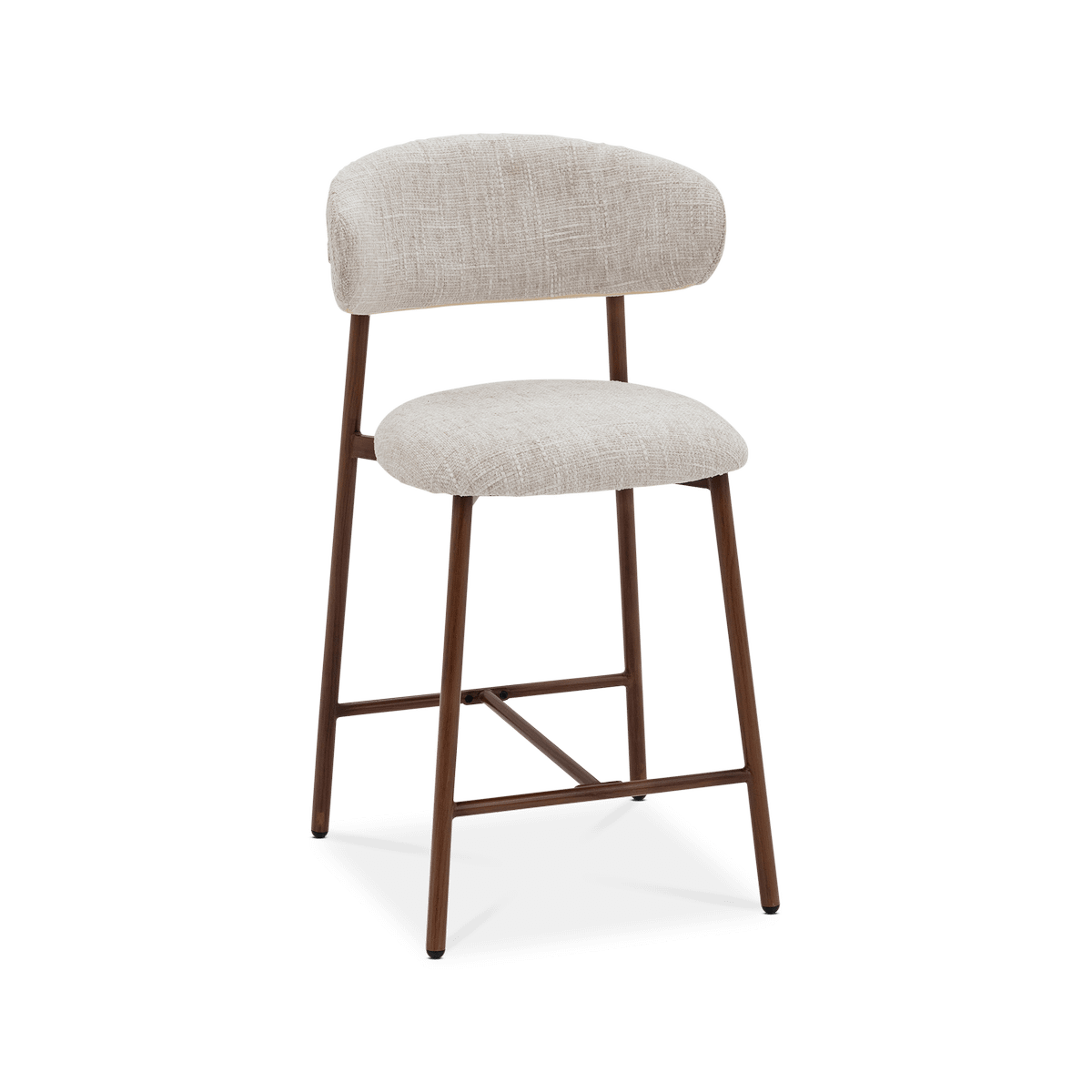 Barstoel MARGIT Natural/Walnut