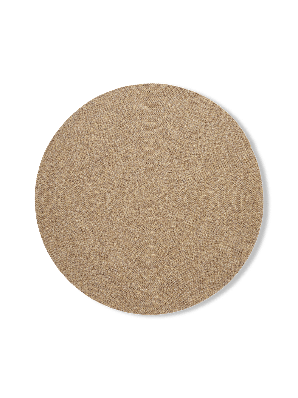 Beige rond tapijt Despas van synthetische vezels ⌀200 cm