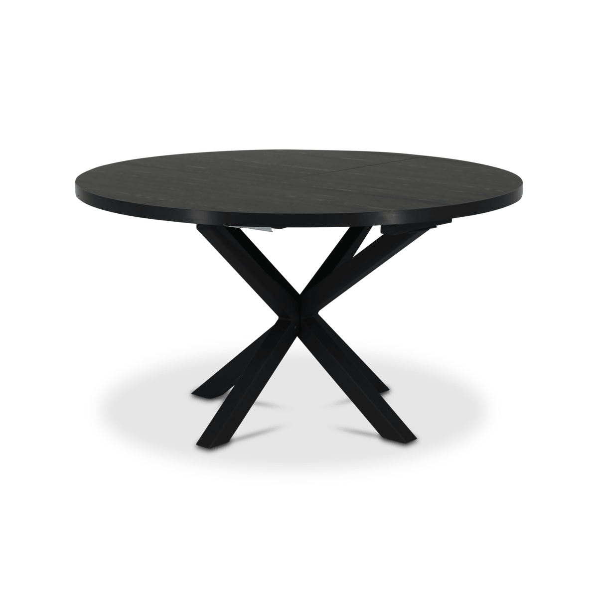 Eettafel Verlengbaar SILVA Noir Ø130/Ø170