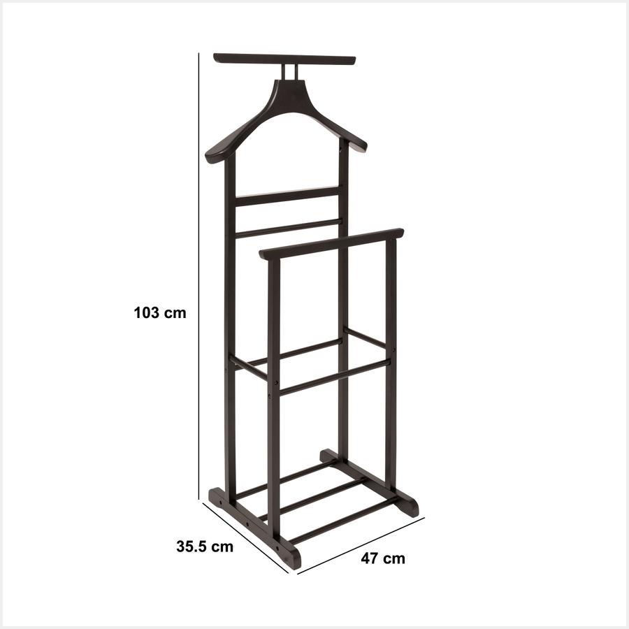 Dressboy OVALET Hout Zwart Dressboy OVALET Hout Zwart