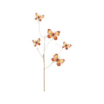 Tak PAPILLON Vlinder Oranje Tak PAPILLON Vlinder Oranje