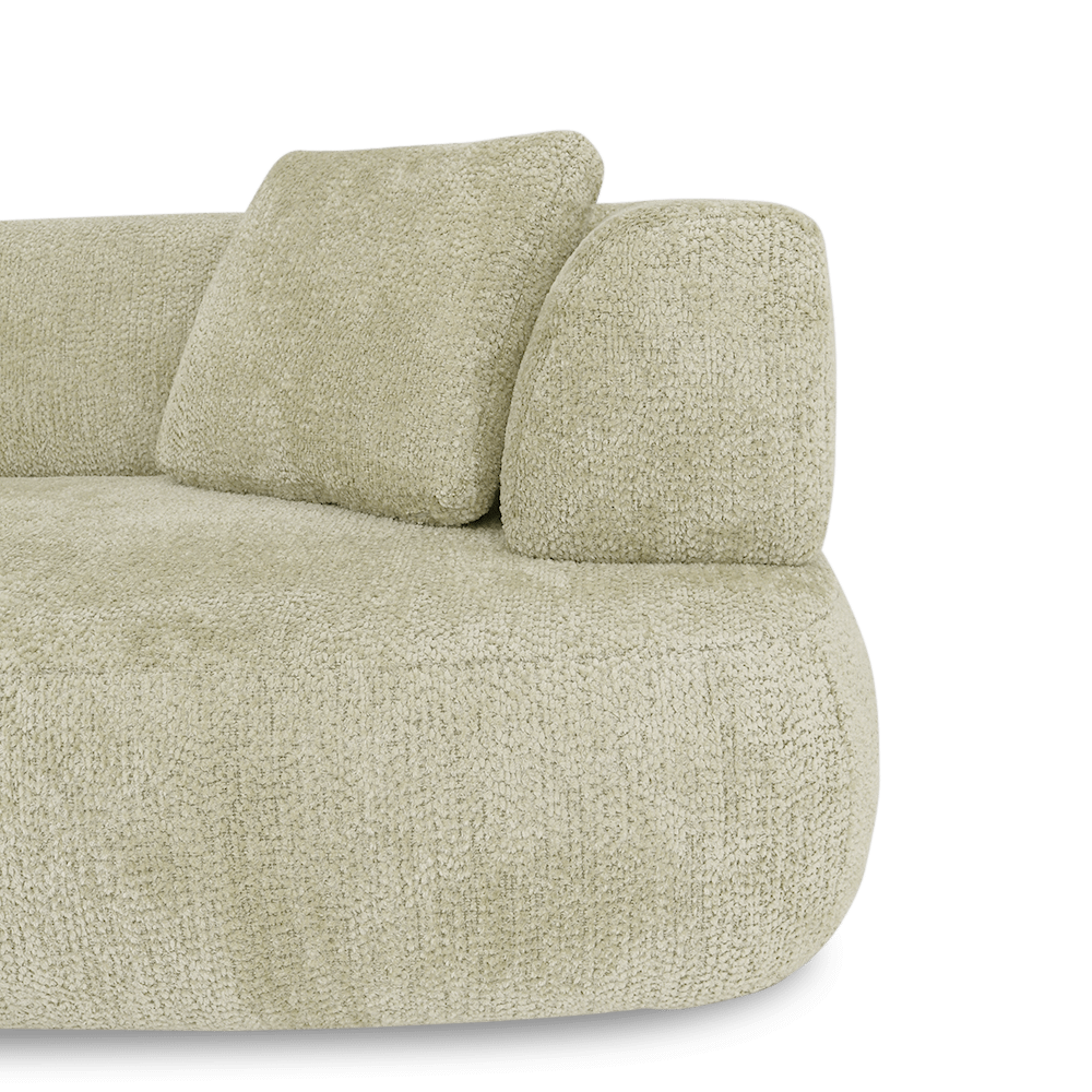 Hoeksalon HAZARD Papyrus Longchair Links B310