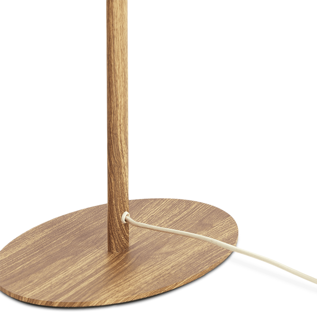 Vloerlamp Voet CERINI Metaal Houtlook