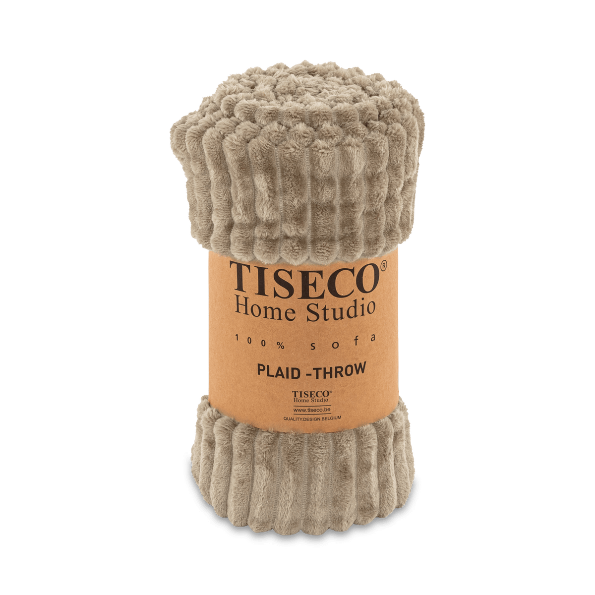 Plaid RIBBLE Microflanel Taupe