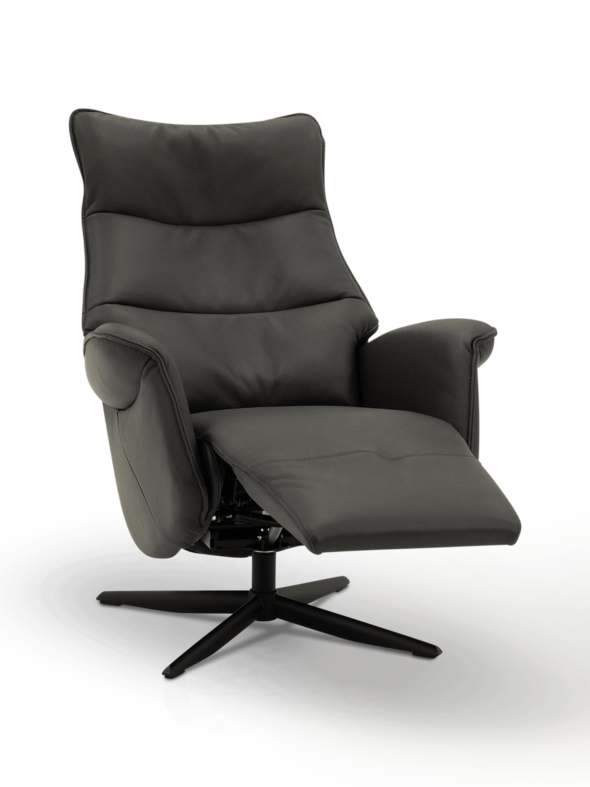 Relax Bravi XL zwarte Leren Fauteuil 3-Motorig Comfort