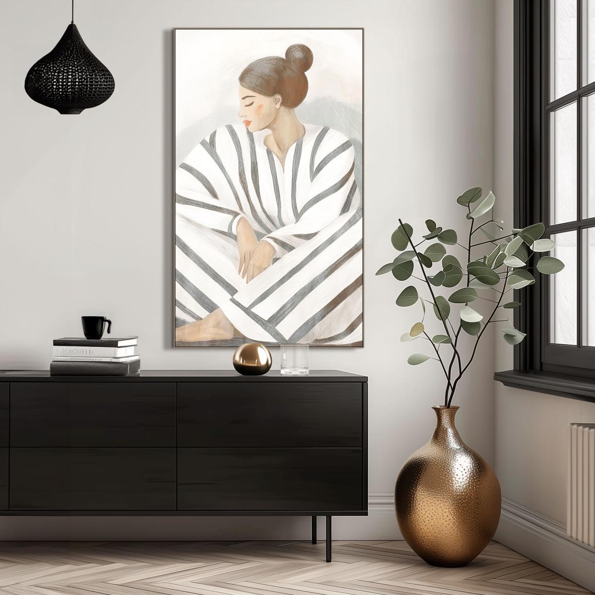 Framed Canvas ZEN LADY 70x118