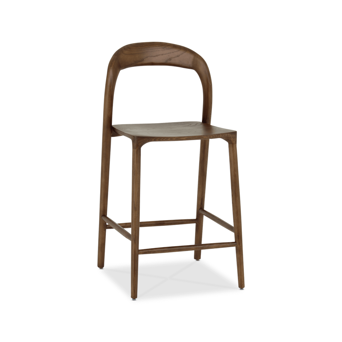 Barstoel JEPPE Ash Wood Walnut