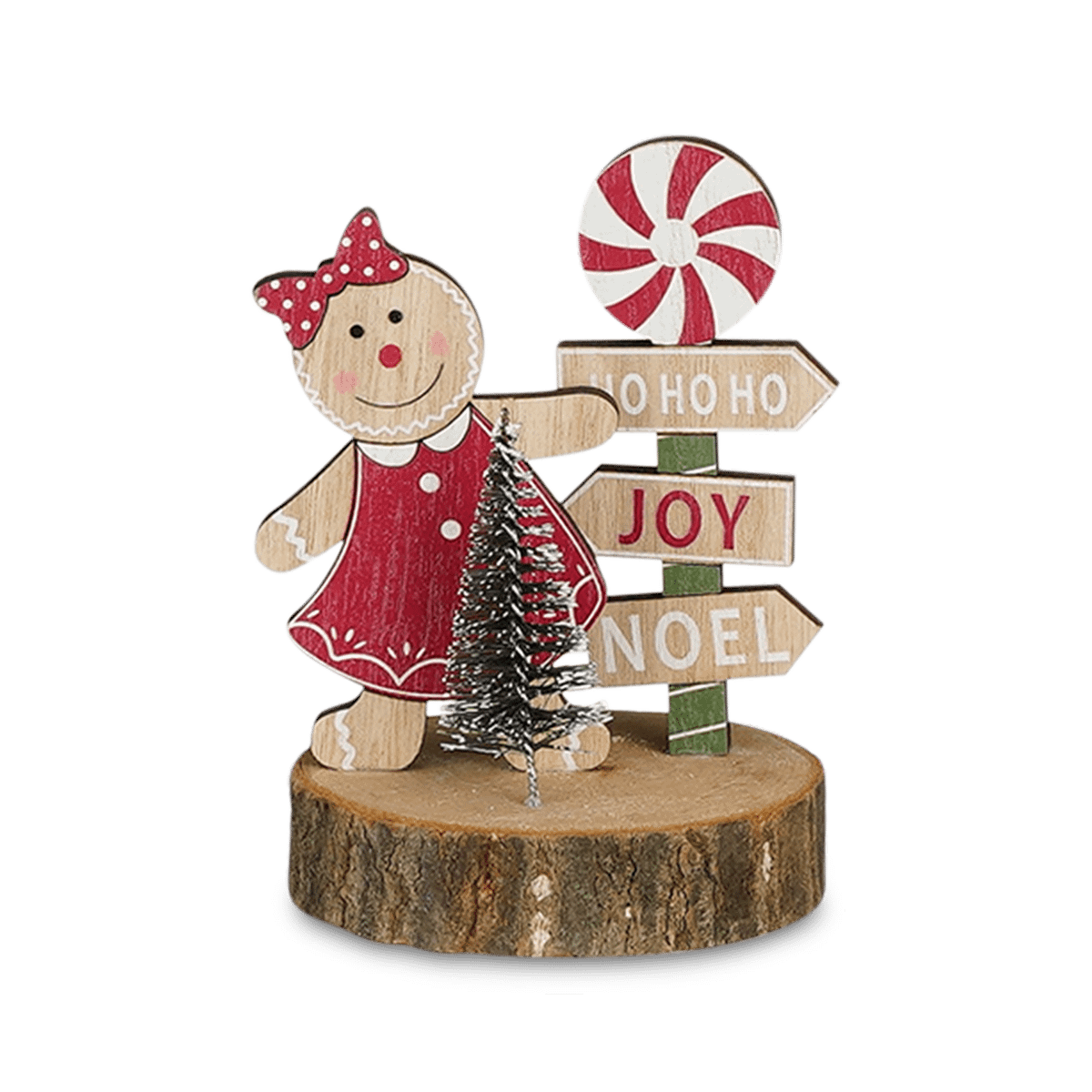 Figuur Peperkoek Hout/Rood