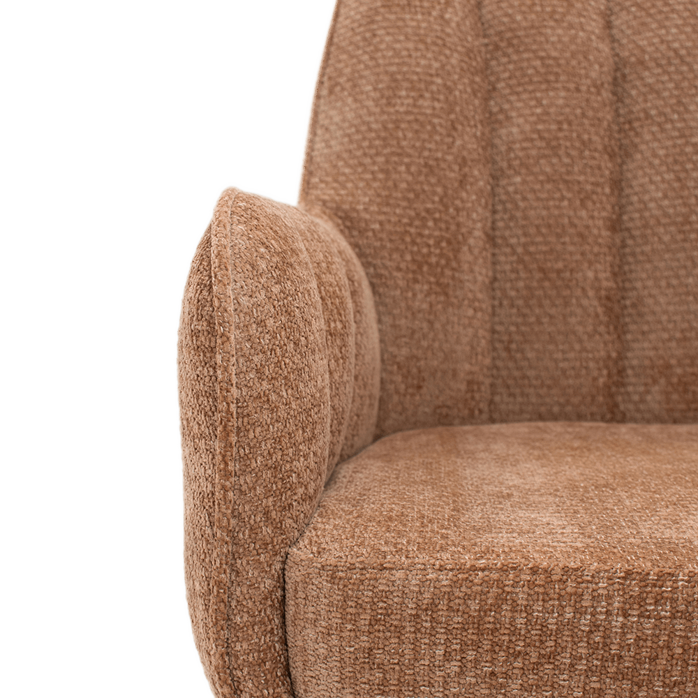 Armstoel ROCCO 360° Chestnut