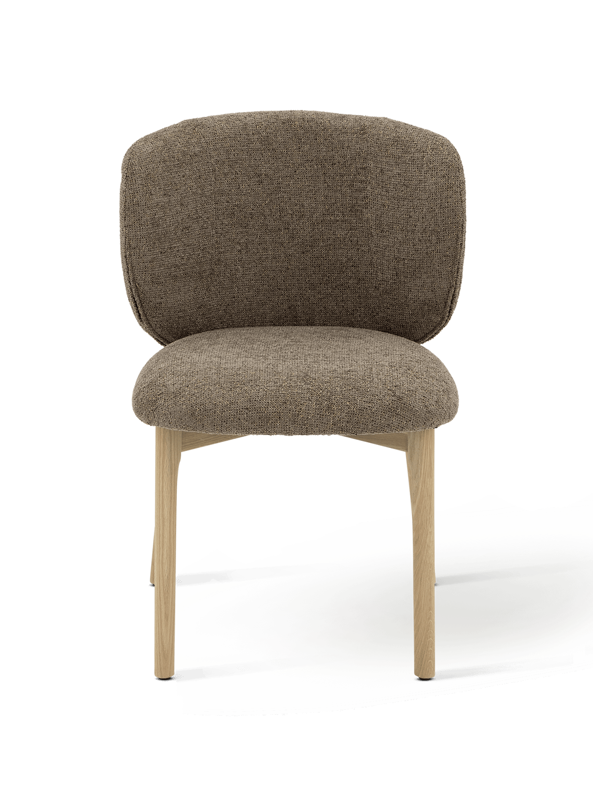 Stoel Edna Taupe Natural Oak