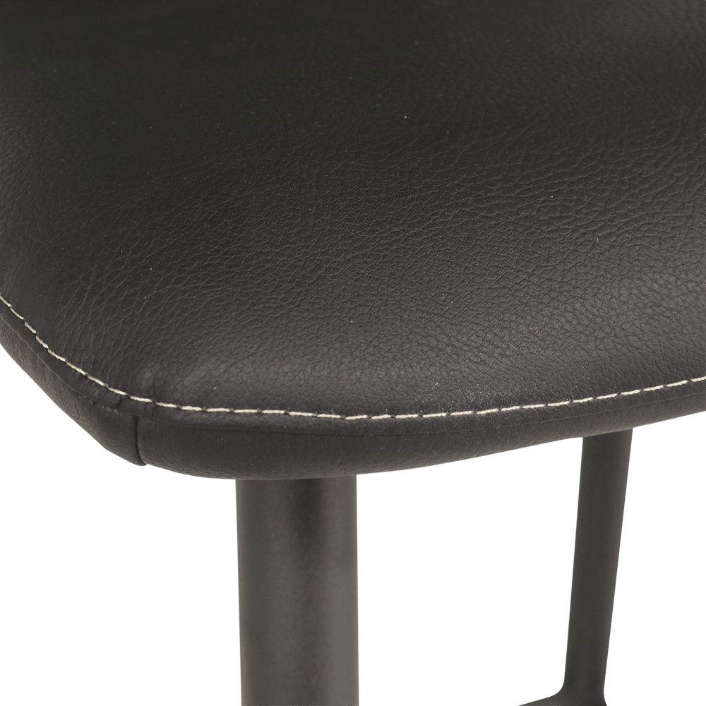 Barstoel LORIS ECO PU Nero Barstoel LORIS ECO PU Nero