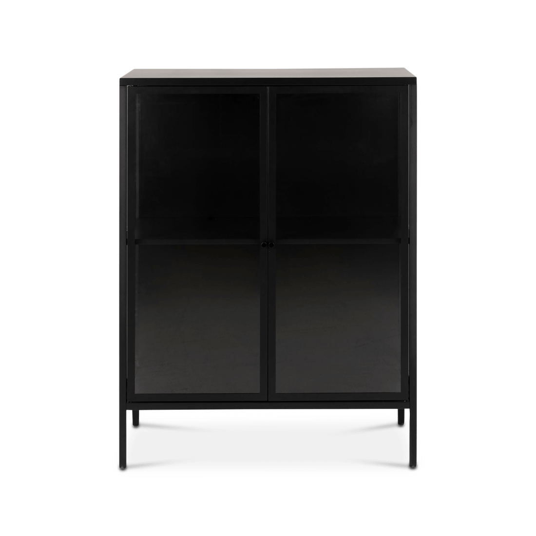 Vitrinekast SPARROW Metaal Zwart Vitrinekast SPARROW Metaal Zwart