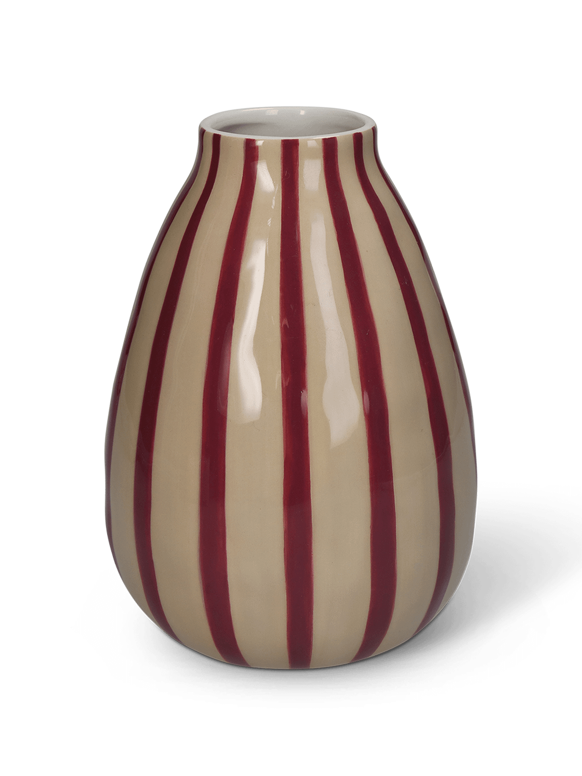 Vaas ATILLA Strepen Ker. Beige/Rood