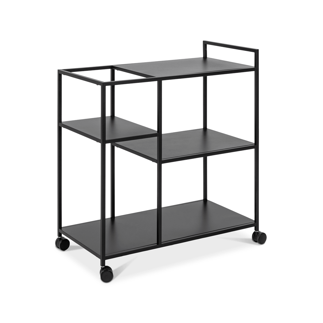 Opbergtrolley 3 leggers SPARROW Metaal Zwart Opbergtrolley 3 leggers SPARROW Metaal Zwart