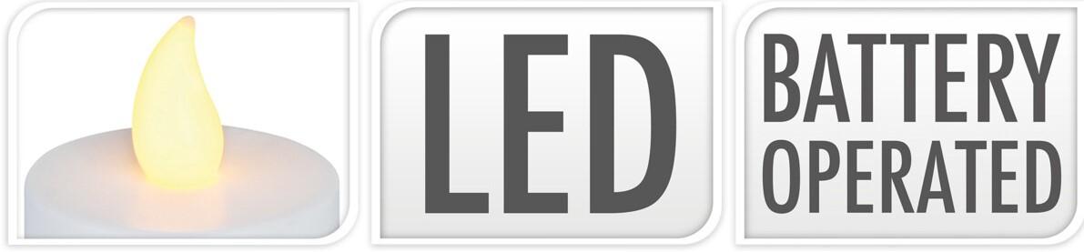 S/24 LED-Theelicht SHARM Wit in Box