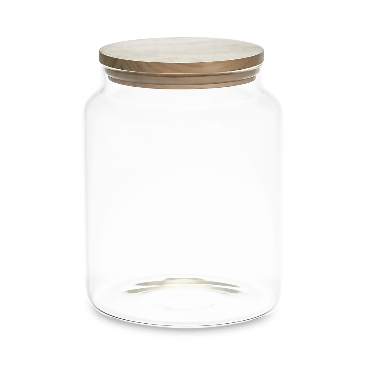 Voorraadbokaal EMMEK 2.4l Glas/Hout