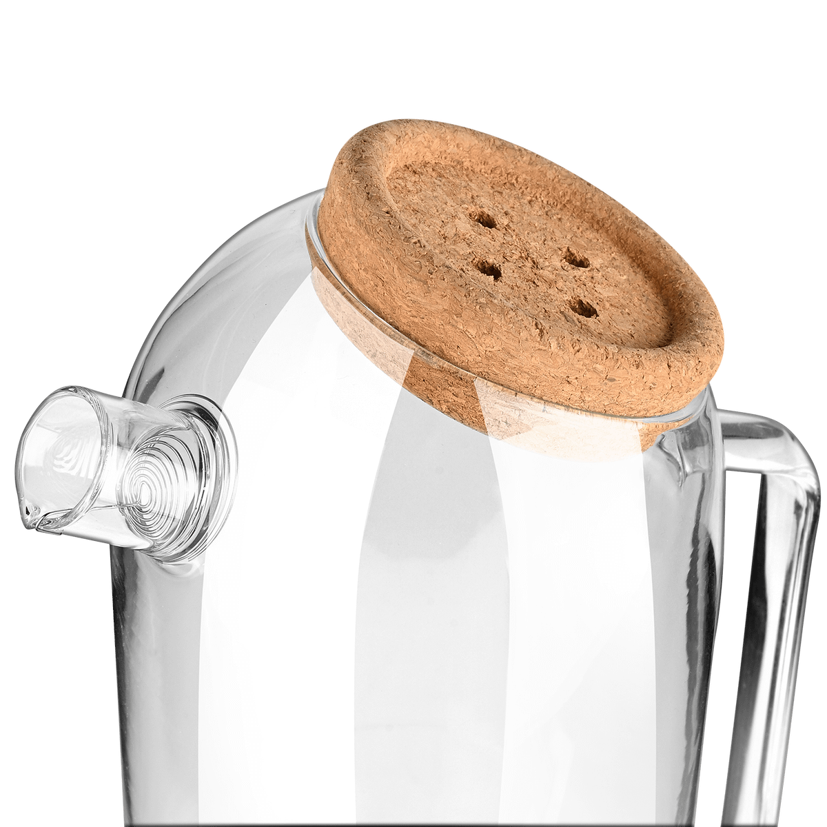 Waterkan TYMON 1.2L Glas met Deksel