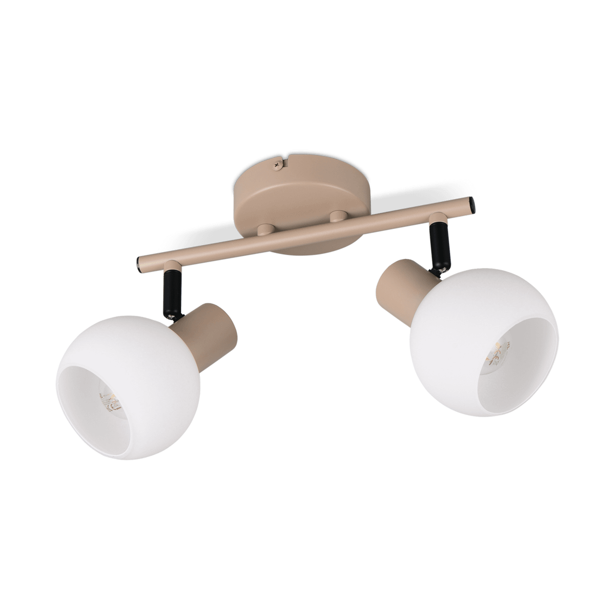 Spot BOBA 2Del. Metaal Warm Beige