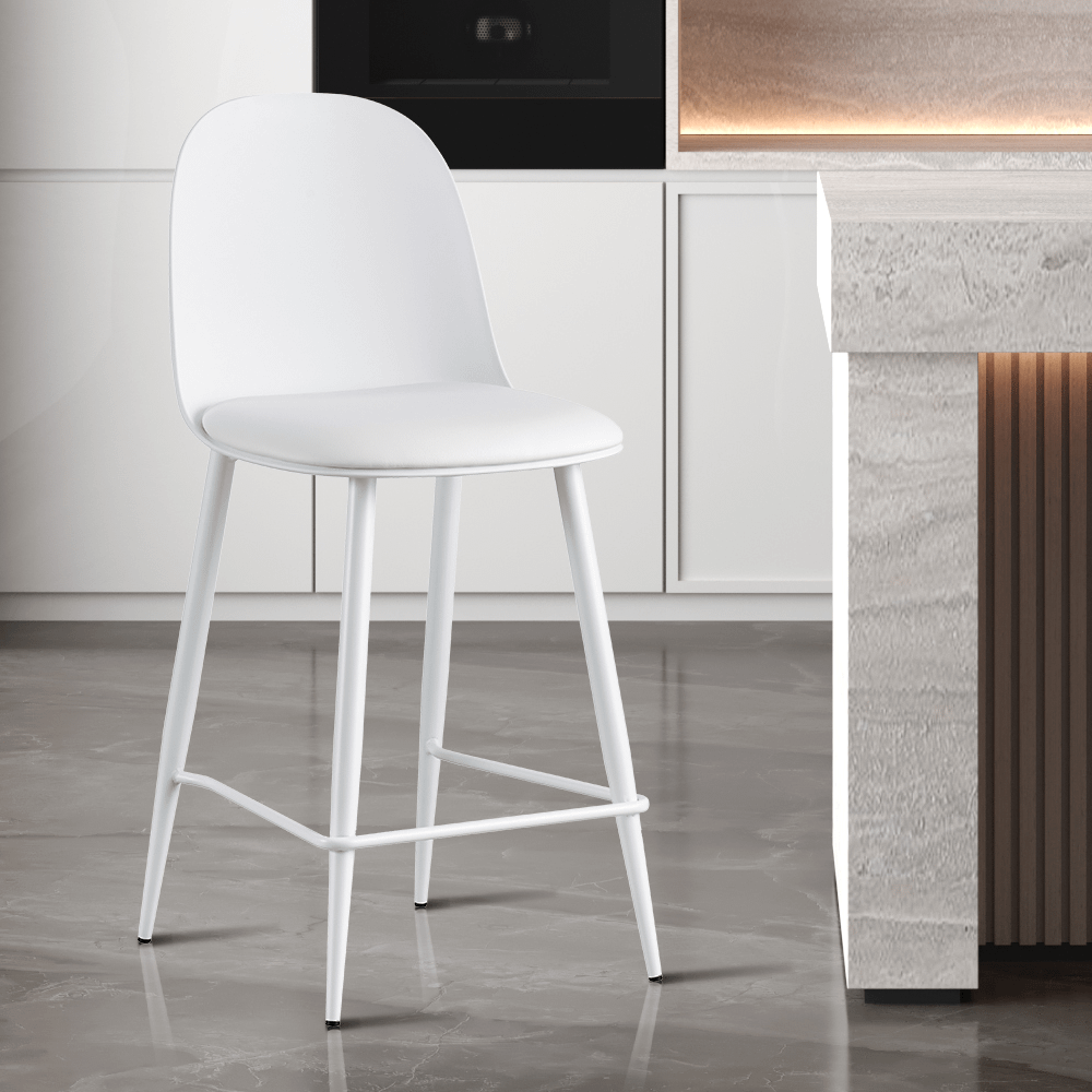 Barstoel MALOU PU Wit ZH66