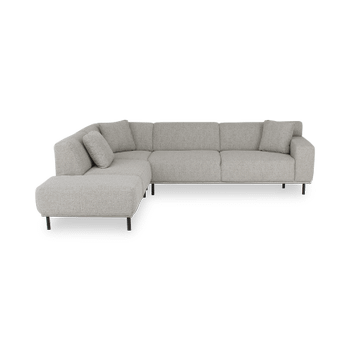 Hoeksalons QUILLO Zithoek Links Grijs B230 Hoeksalons QUILLO Zithoek Links Grijs B230