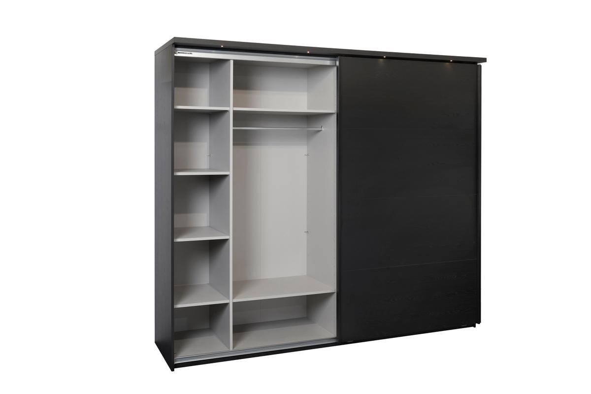 Kleerkast WATFORD Nox Zwart B217