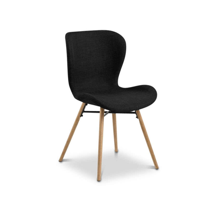 Stoel PLATS Rio fabric anthracite 200 Stoel PLATS Rio fabric anthracite 200