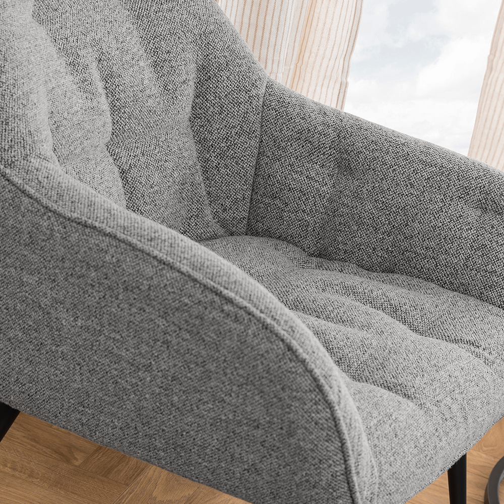 Bijzetzetel BJORK Monza Grey