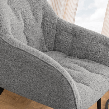 Bijzetzetel BJORK Monza Grey Bijzetzetel BJORK Monza Grey