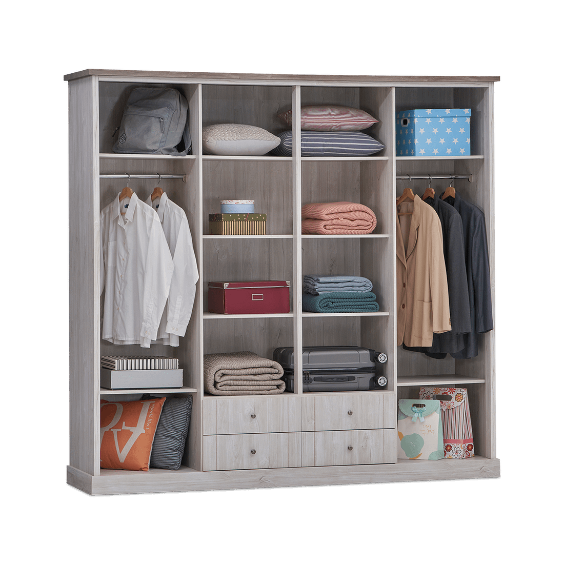 Kleerkast JASNA 4D B225 Kleerkast JASNA 4D B225