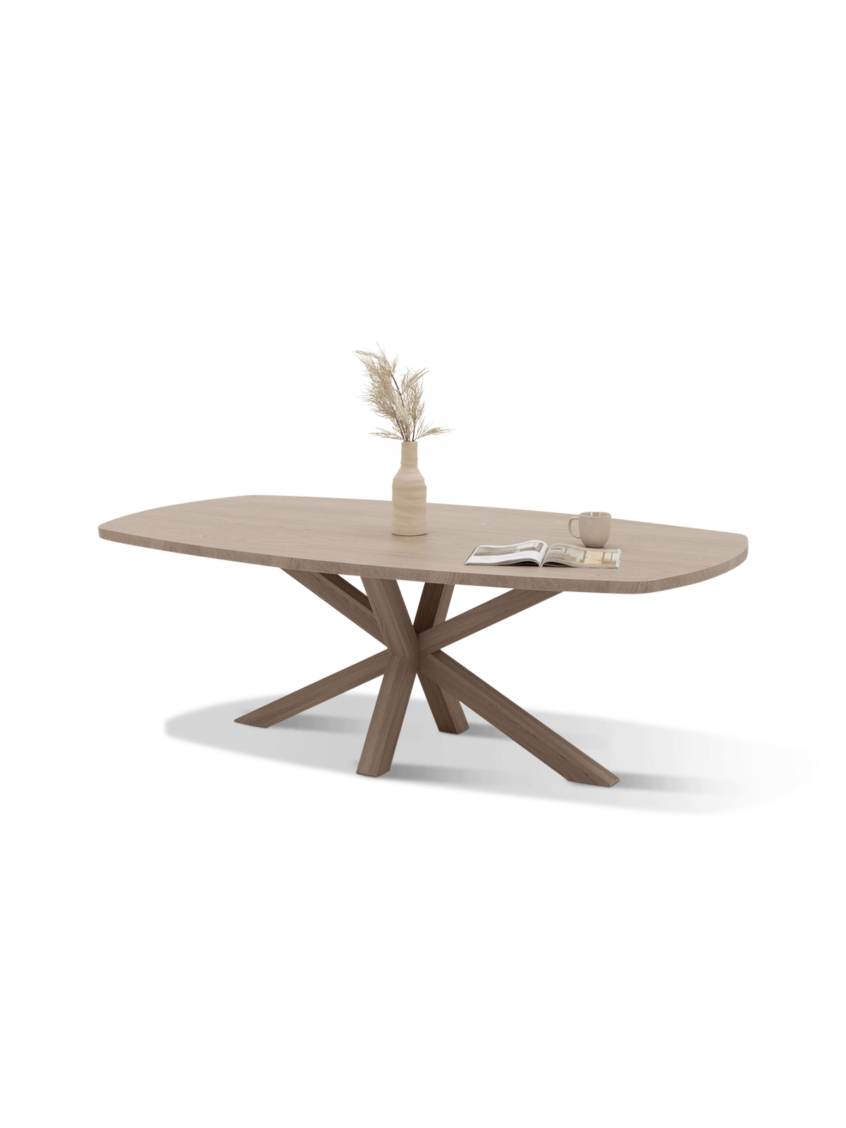 Eettafel Nevada Misty Oak 220x120