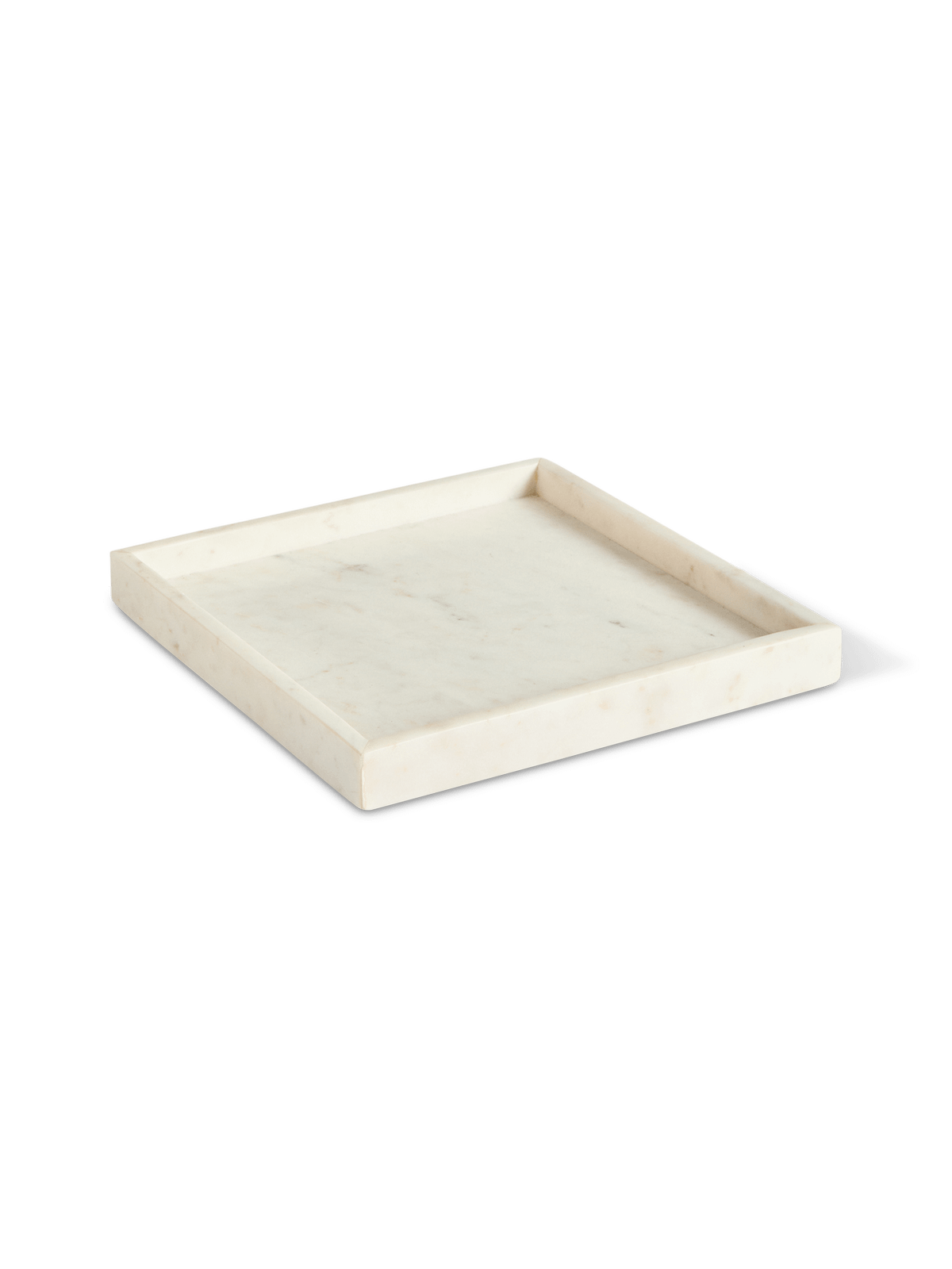 Serela wit dienblad van marmer 35 x 35 cm