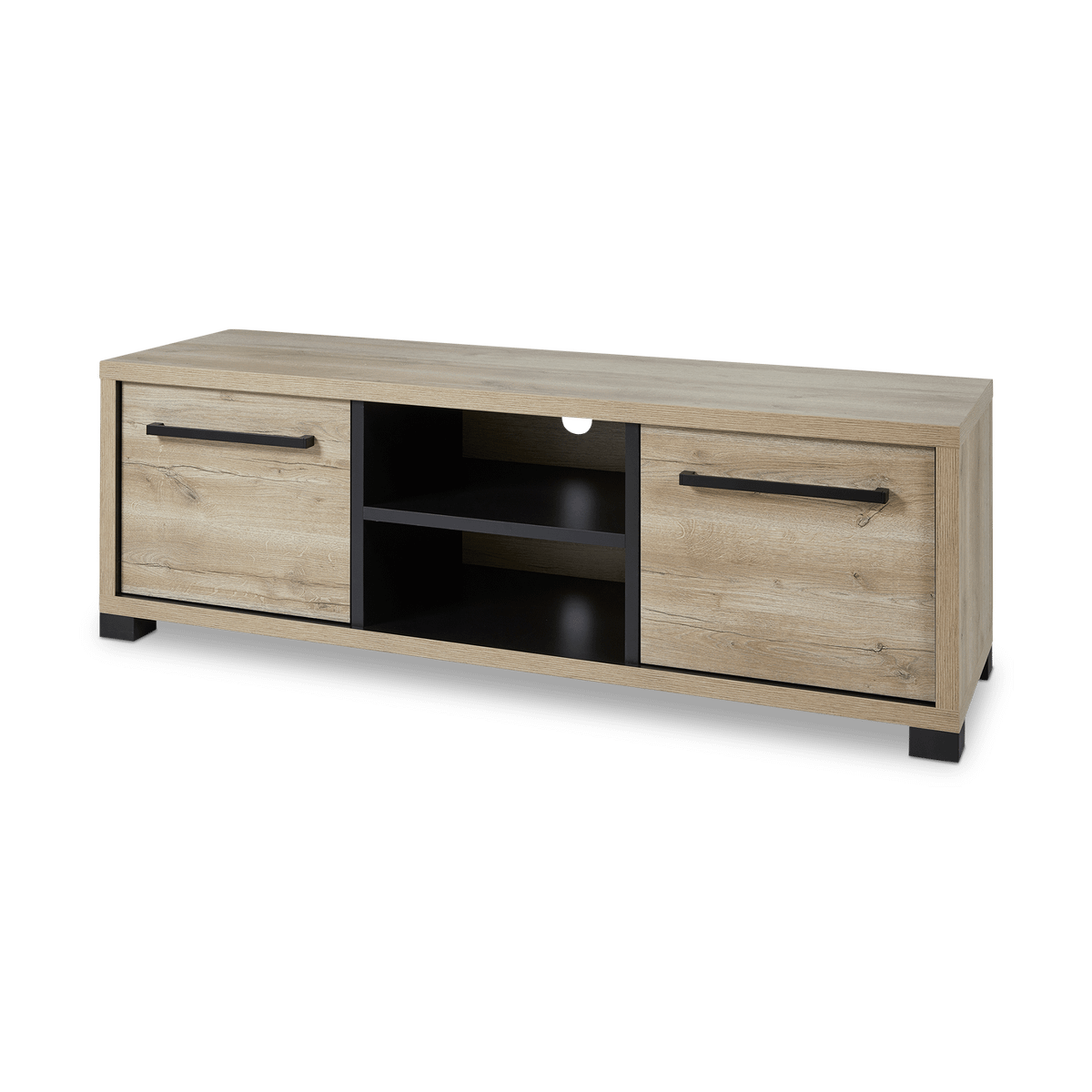 Tv-Meubel FABIAN Arizona Oak/Nero B164