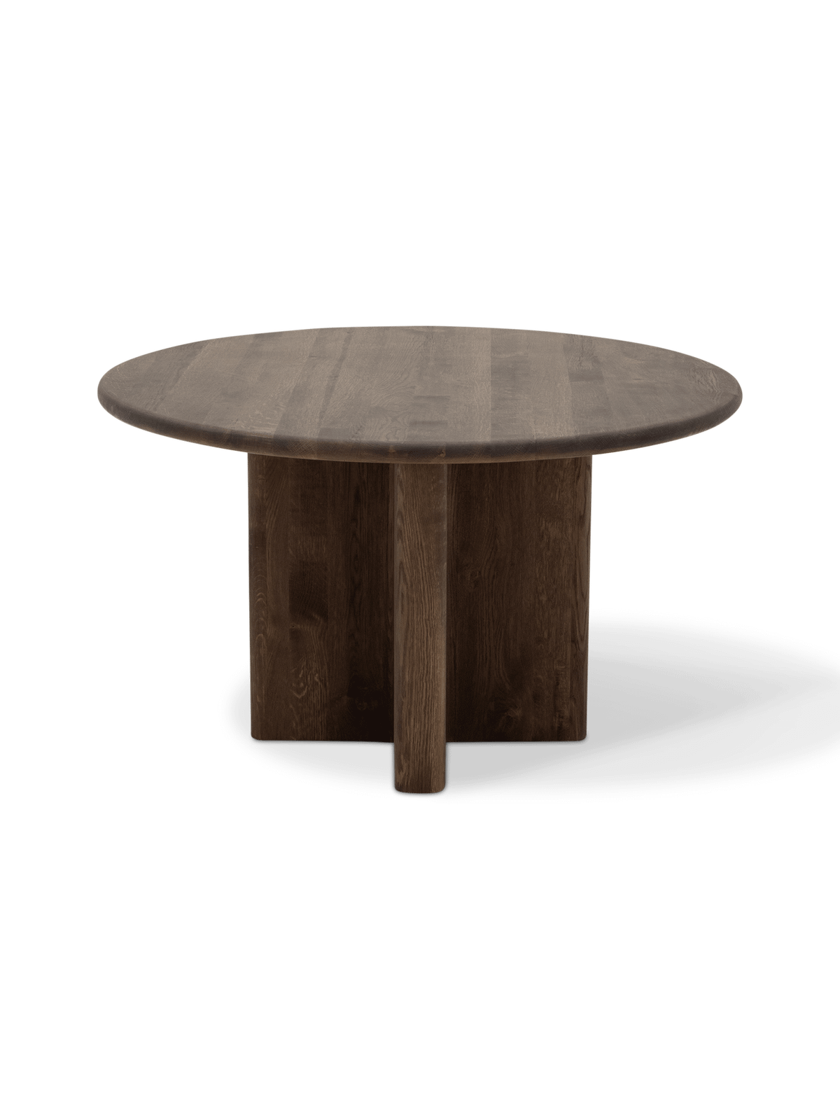 Eettafel Drevo Rond Oak Walnut Ø130
