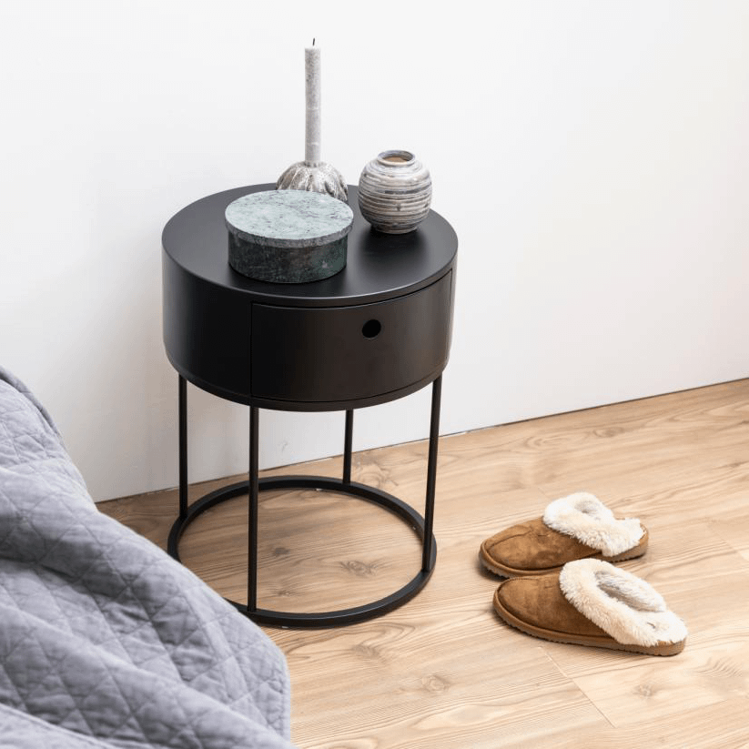 Nachttafel BORG Zwart