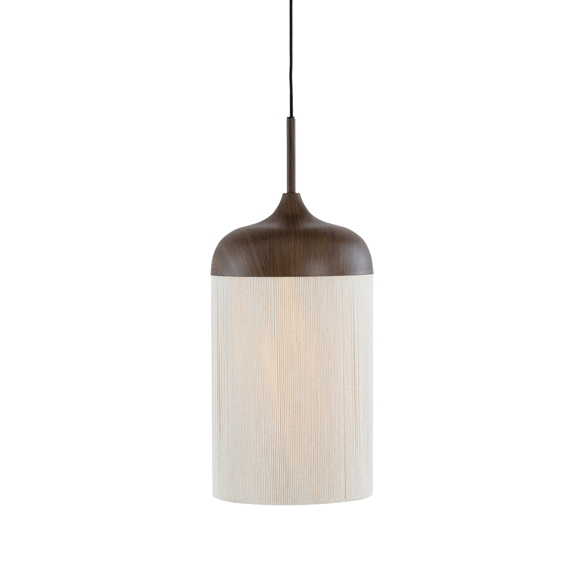 Hanglamp DANIA 1Del. Bruin/Crème