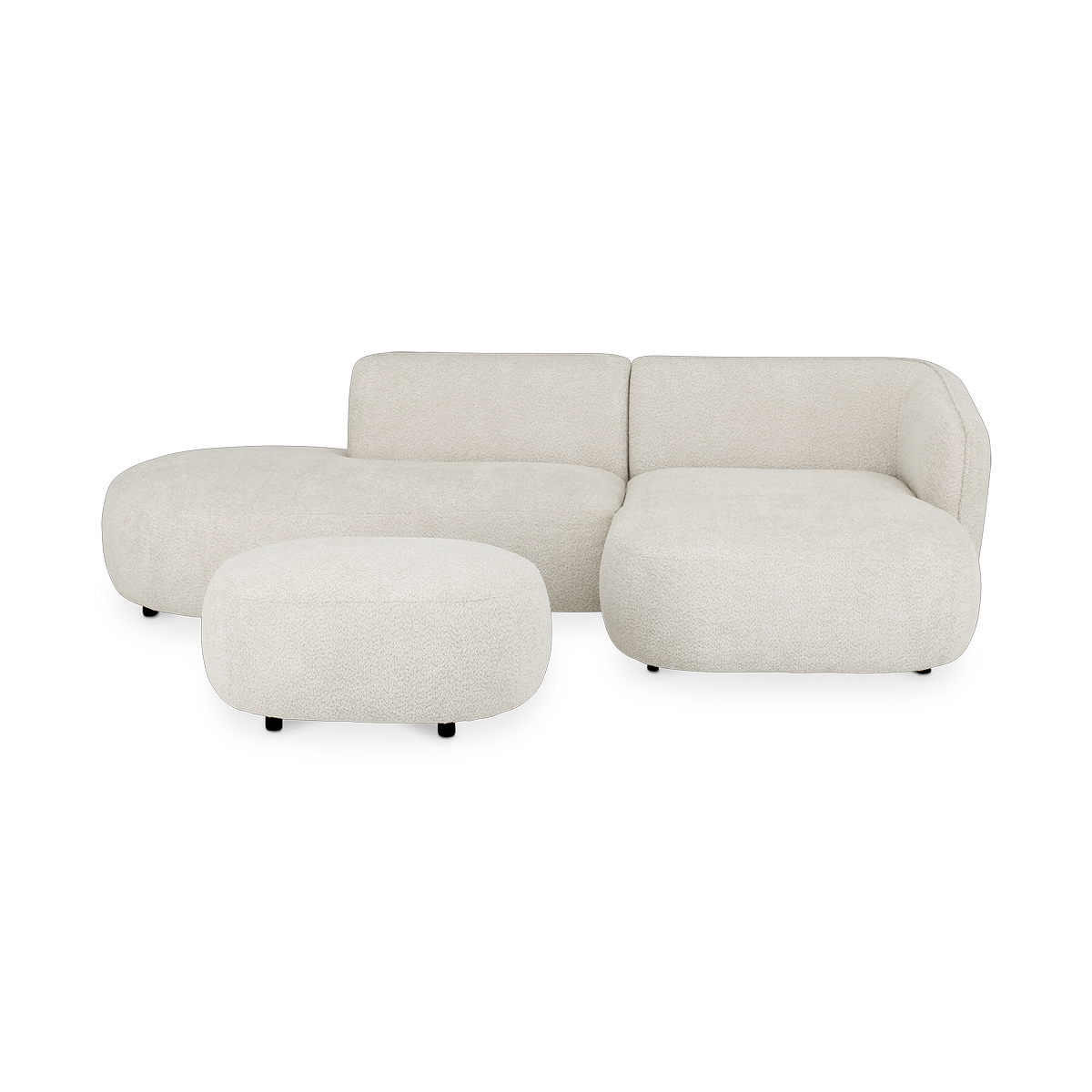 Hoeksalon CONCA Anthology Cream Longchair Rechts