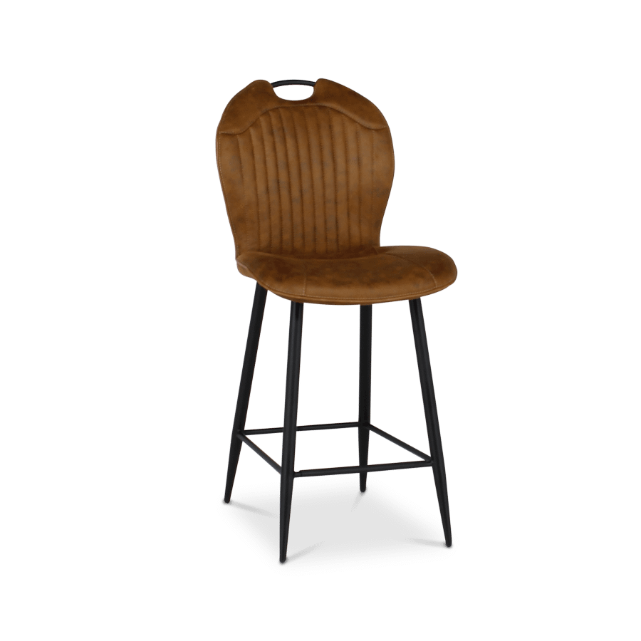 Barstoel TWISTER Softyl Cognac Barstoel TWISTER Softyl Cognac