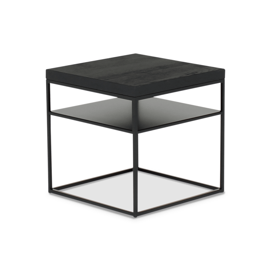 Bijzettafel AISNE Zwart eiken Bijzettafel AISNE Zwart eiken